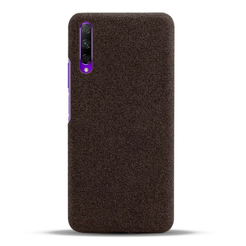 Hoesje Honor 9X Pro Zilver Rood Chique Stof