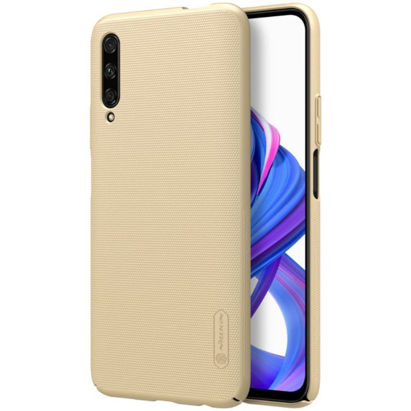 Hoesje voor Honor 9X Pro Goud Rood Stijve Frosted Nillkin