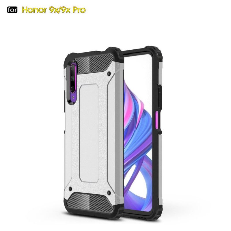 Hoesje voor Honor 9X Pro Rood Zwart Overlevende