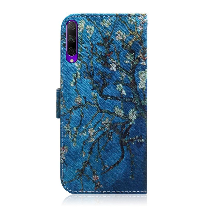 Leren Hoesje Honor 9X Pro Bloeiende Takken