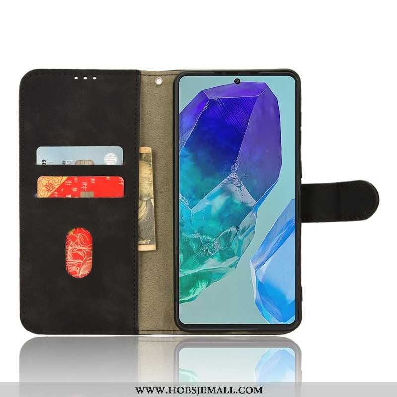 Cover Samsung Galaxy M55 5g Suède Stijl