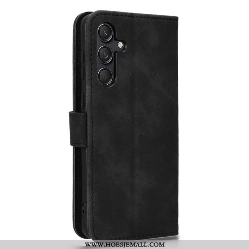 Cover Samsung Galaxy M55 5g Suède Stijl