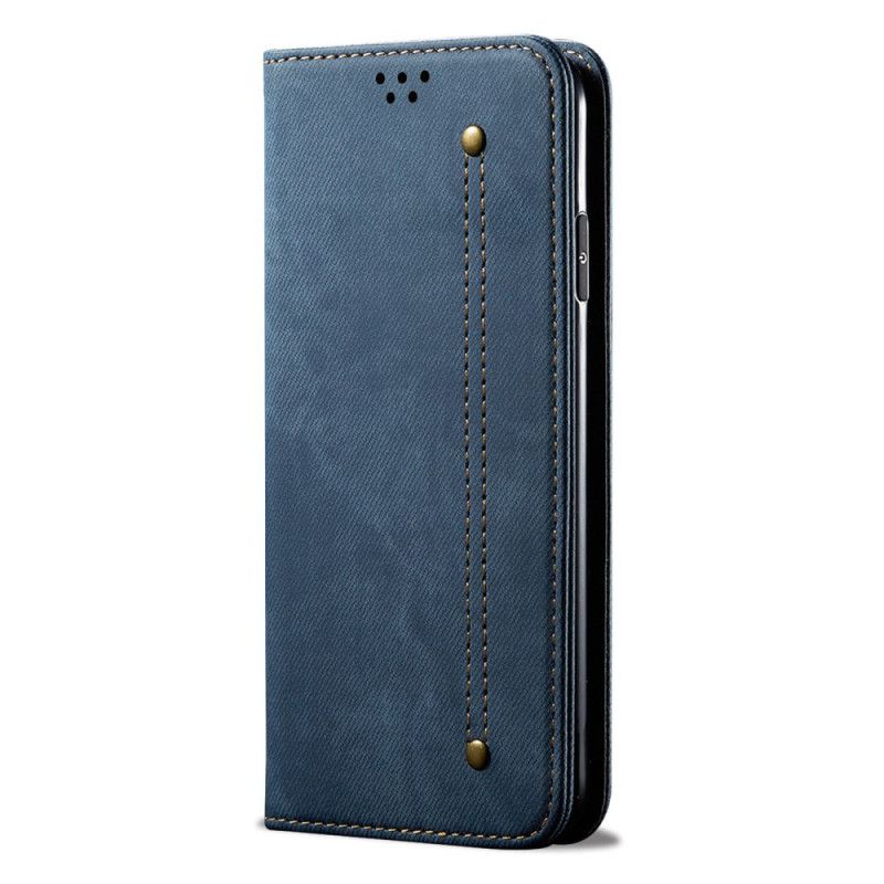 Folio-hoesje Samsung Galaxy M55 5g Jeansstof