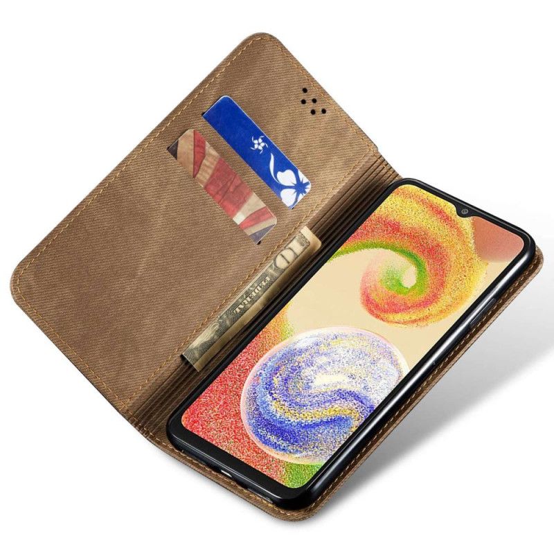 Folio-hoesje Samsung Galaxy M55 5g Jeansstof