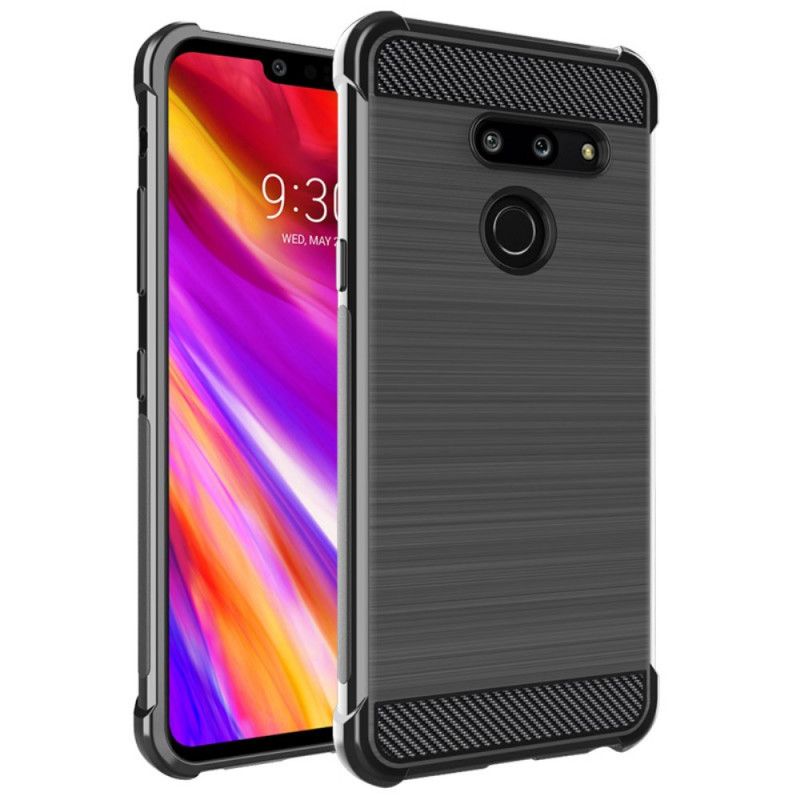 Hoesje ThinQ LG G8 ThinQ Imak Geborstelde Koolstofvezel