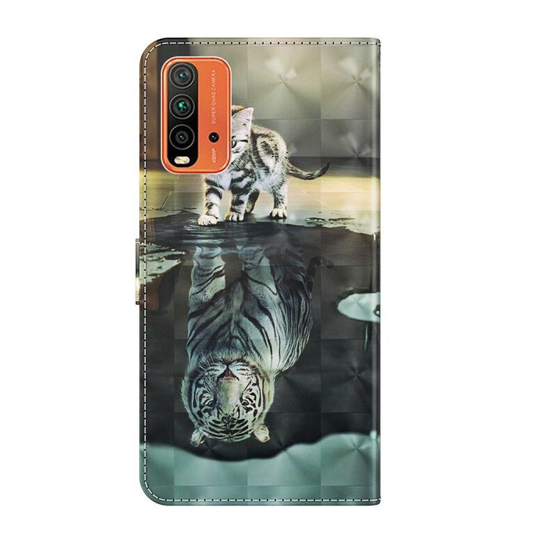 Folio-hoesje Xiaomi Redmi 9t Telefoonhoesje Ernest De Tijger