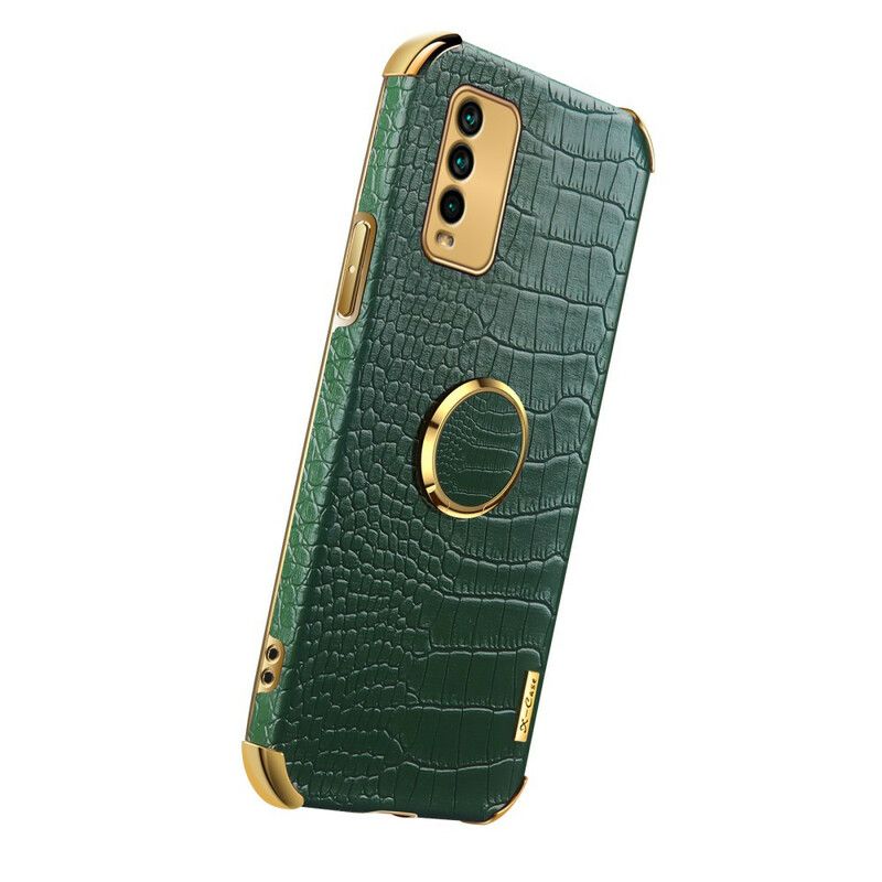 Hoesje Xiaomi Redmi 9t X-case Krokodillenleer Effect Bescherming Hoesje