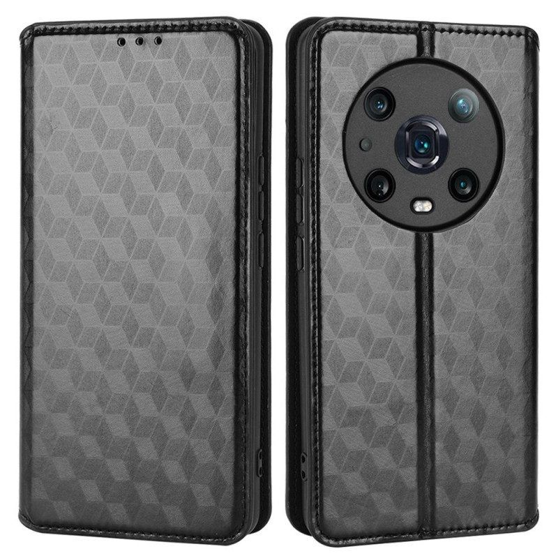 Bescherming Hoesje voor Honor Magic 4 Pro Folio-hoesje 3d Patroon