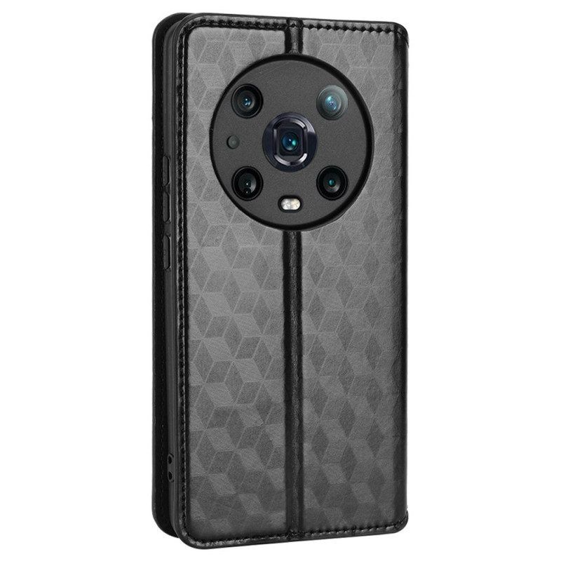 Bescherming Hoesje voor Honor Magic 4 Pro Folio-hoesje 3d Patroon