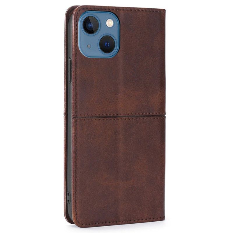 Bescherming Hoesje voor iPhone 14 Plus Folio-hoesje Vintage-stijl