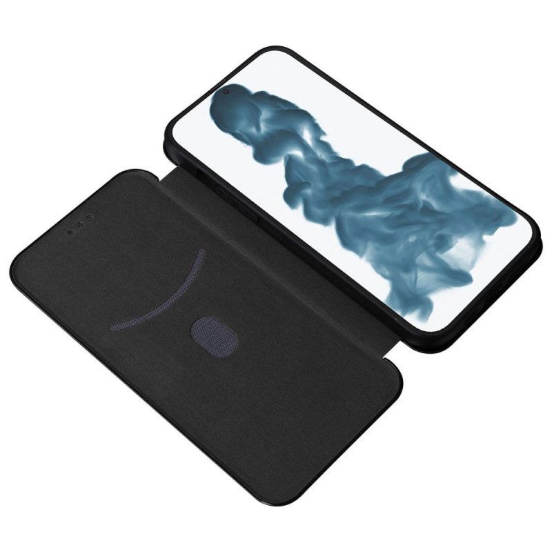 Bescherming Hoesje voor iPhone 14 Pro Folio-hoesje Gekleurde Koolstofvezel