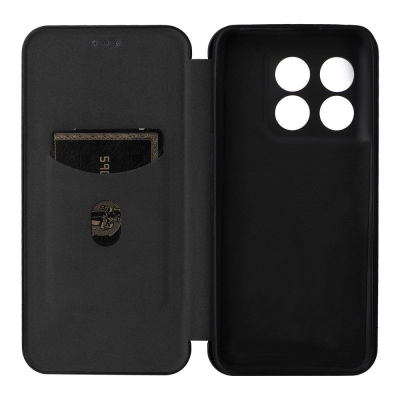 Bescherming Hoesje voor OnePlus 10T 5G Folio-hoesje Koolstofvezel