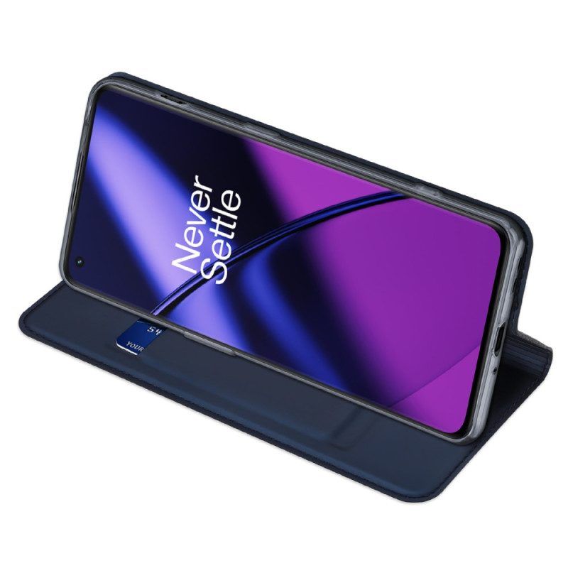 Bescherming Hoesje voor OnePlus 11 5G Folio-hoesje Skinpro Dux Ducis
