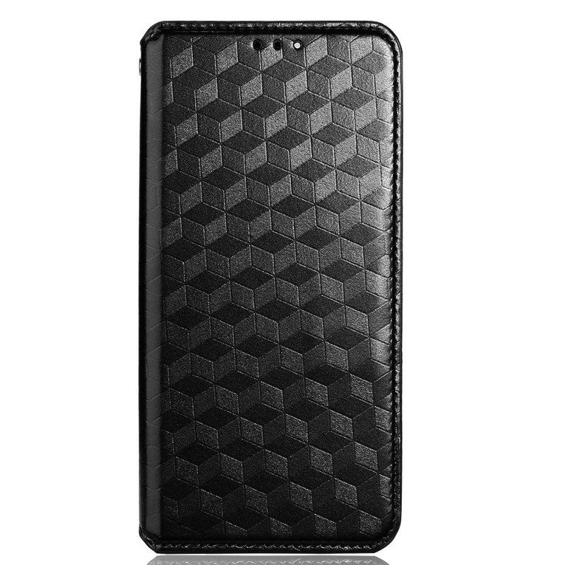 Bescherming Hoesje voor Oppo Find X3 Pro Folio-hoesje Diamant Leereffect