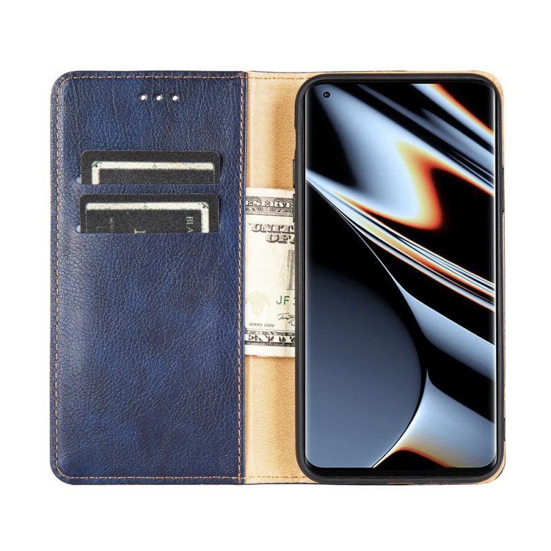 Bescherming Hoesje voor Oppo Find X5 Pro Folio-hoesje Effen Kleur