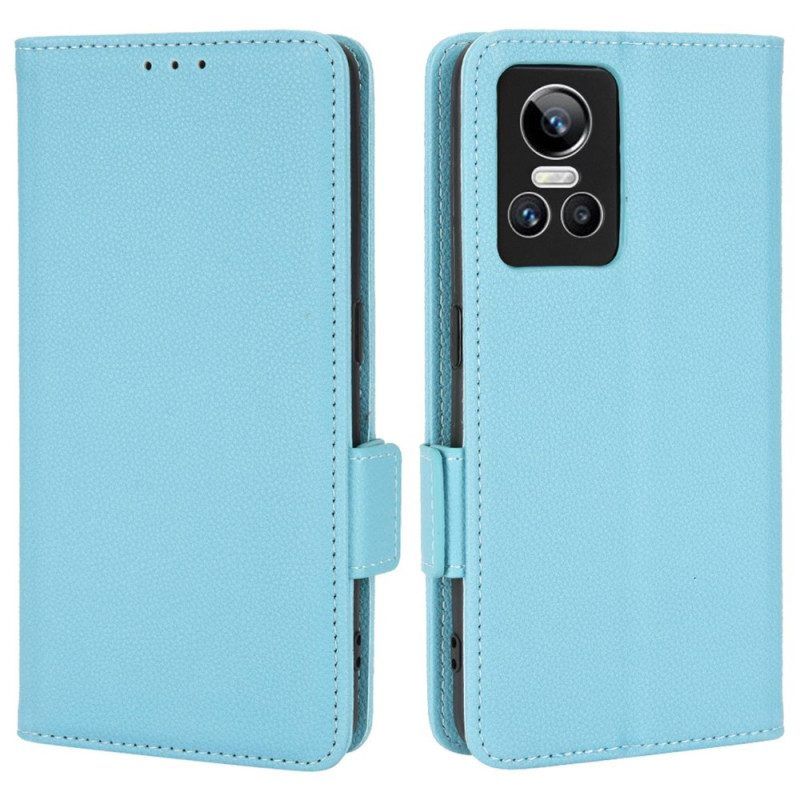 Bescherming Hoesje voor Realme GT Neo 3 Folio-hoesje Antislip Kunstleer