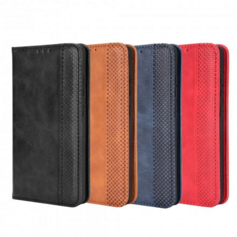 Bescherming Hoesje voor Samsung Galaxy A52 4G / A52 5G / A52s 5G Folio-hoesje Gestileerd Vintage Leereffect