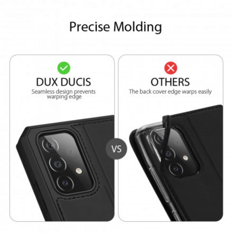 Bescherming Hoesje voor Samsung Galaxy A52 4G / A52 5G / A52s 5G Folio-hoesje Skin X-serie Dux Ducis