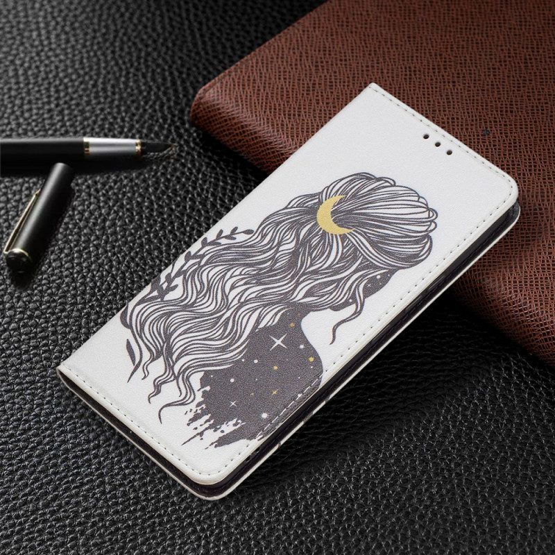 Bescherming Hoesje voor Samsung Galaxy A53 5G Folio-hoesje Mooi Haar