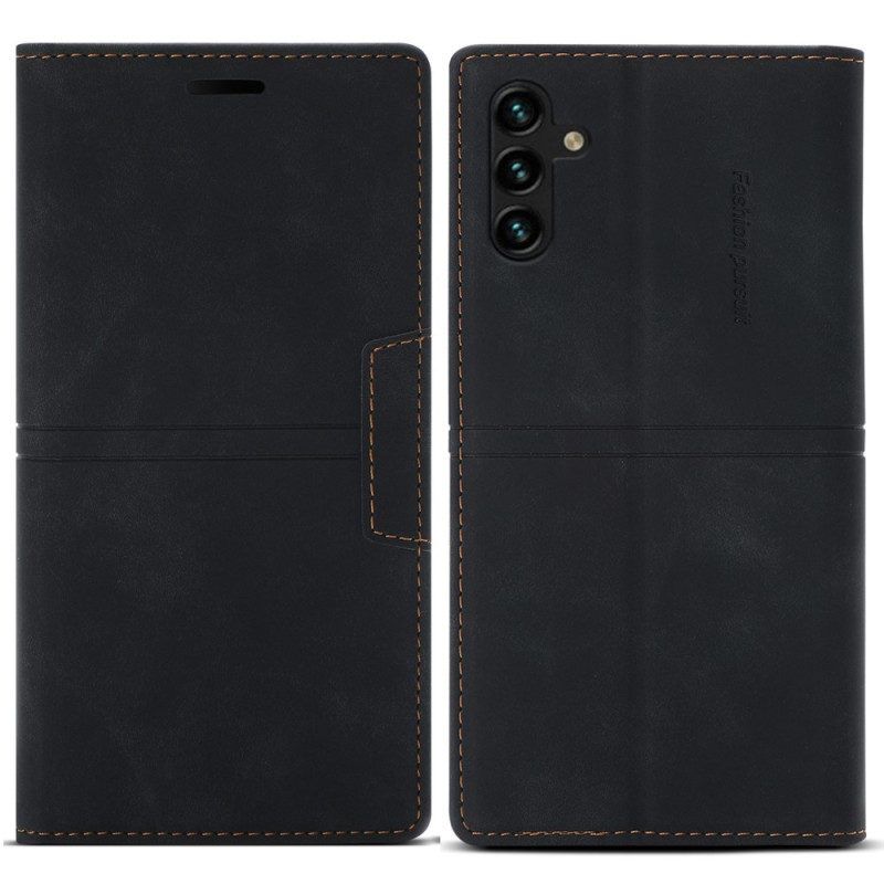 Bescherming Hoesje voor Samsung Galaxy A54 5G Folio-hoesje Stijl Lederen Couture