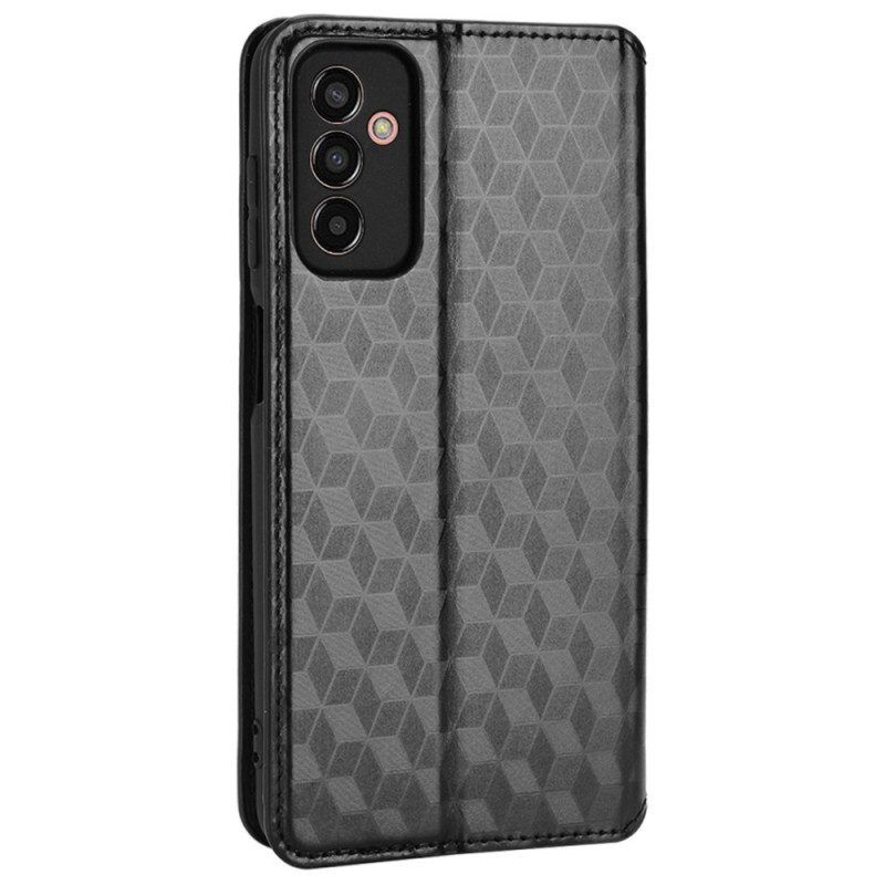 Bescherming Hoesje voor Samsung Galaxy M13 Folio-hoesje 3d Kubussen