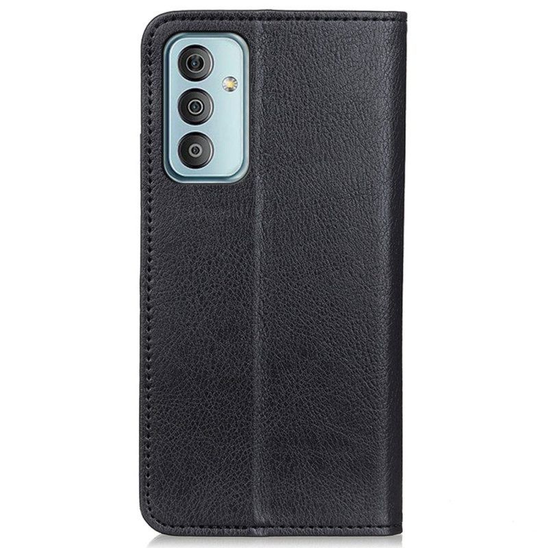 Bescherming Hoesje voor Samsung Galaxy M13 Folio-hoesje Litchi Splitleer