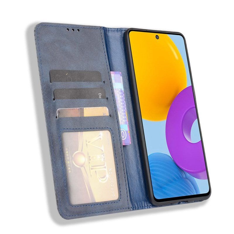 Bescherming Hoesje voor Samsung Galaxy M52 5G Folio-hoesje Zacht Kunstleer