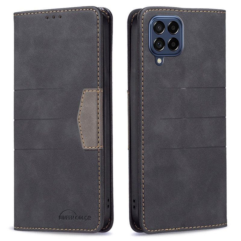 Bescherming Hoesje voor Samsung Galaxy M53 5G Folio-hoesje Binfen-kleur