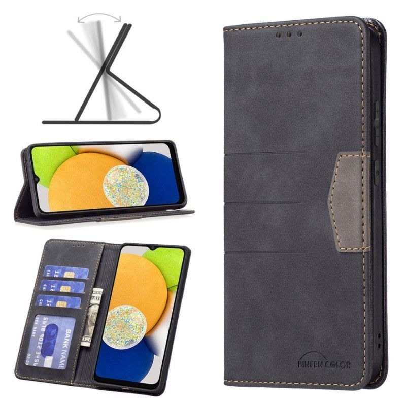 Bescherming Hoesje voor Samsung Galaxy M53 5G Folio-hoesje Binfen-kleur