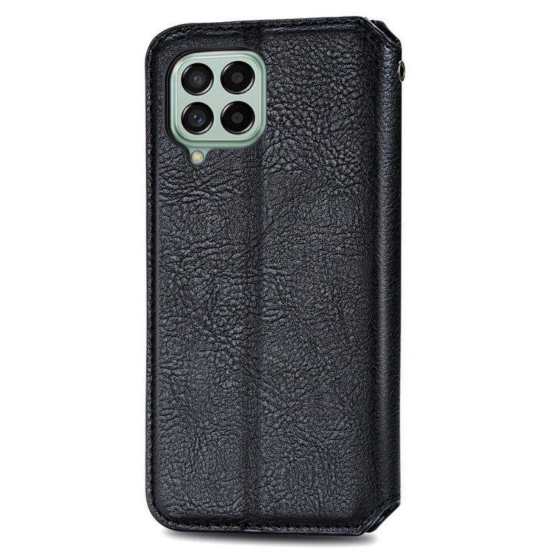 Bescherming Hoesje voor Samsung Galaxy M53 5G Folio-hoesje Patroon Met Leereffect