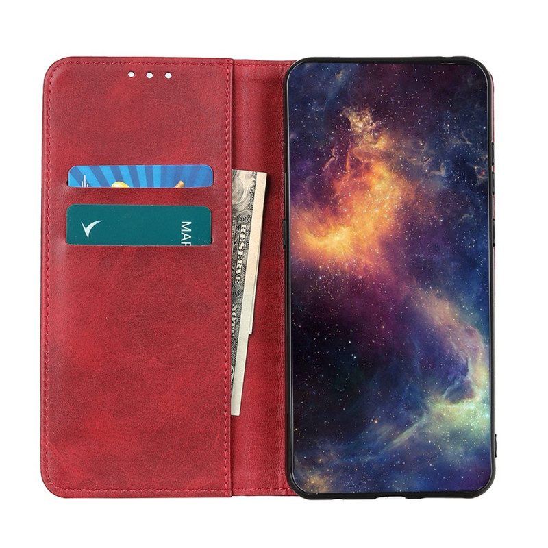 Bescherming Hoesje voor Samsung Galaxy S22 5G Folio-hoesje Elegantie Splitleer