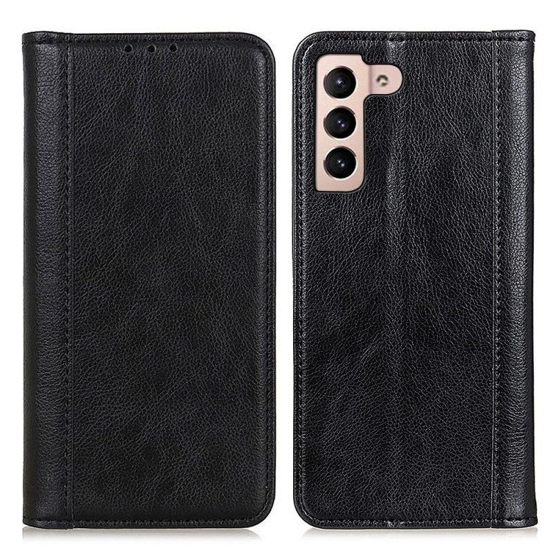 Bescherming Hoesje voor Samsung Galaxy S23 5G Folio-hoesje Gespleten Leer