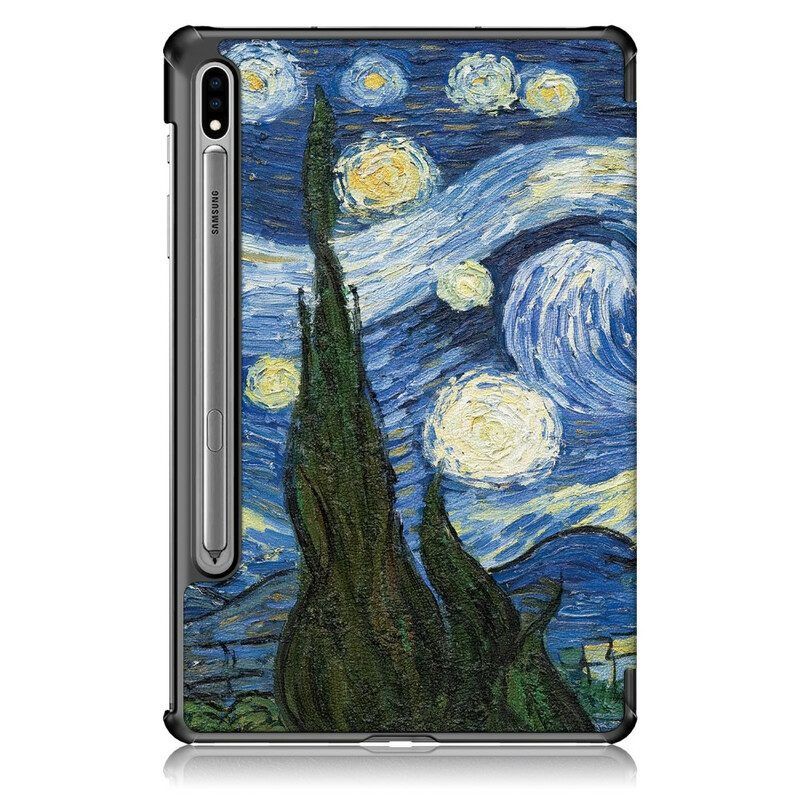 Bescherming Hoesje voor Samsung Galaxy Tab S8 / Tab S7 Verbeterde Van Gogh