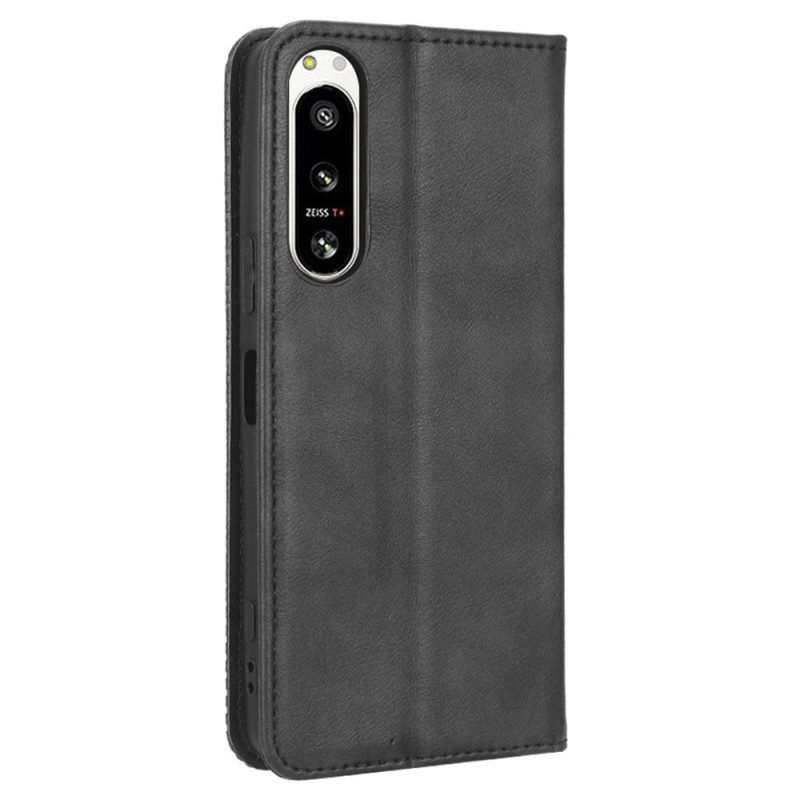 Bescherming Hoesje voor Sony Xperia 5 IV Folio-hoesje Stijlvol