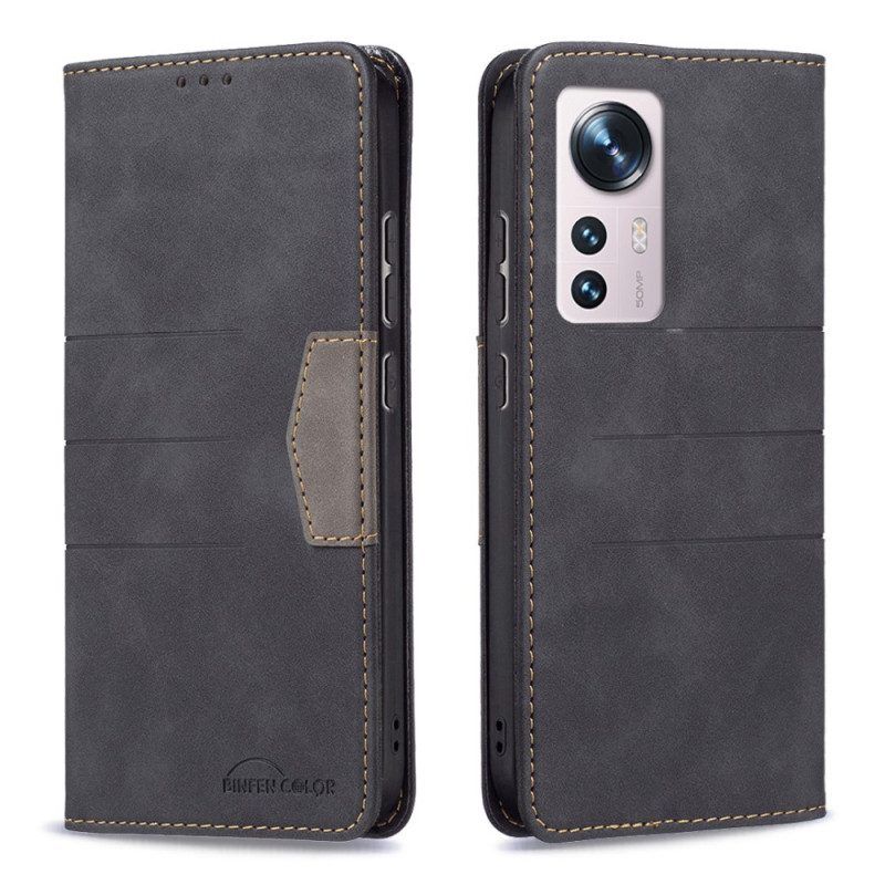 Bescherming Hoesje voor Xiaomi 12 / 12X Folio-hoesje Binfen-kleur