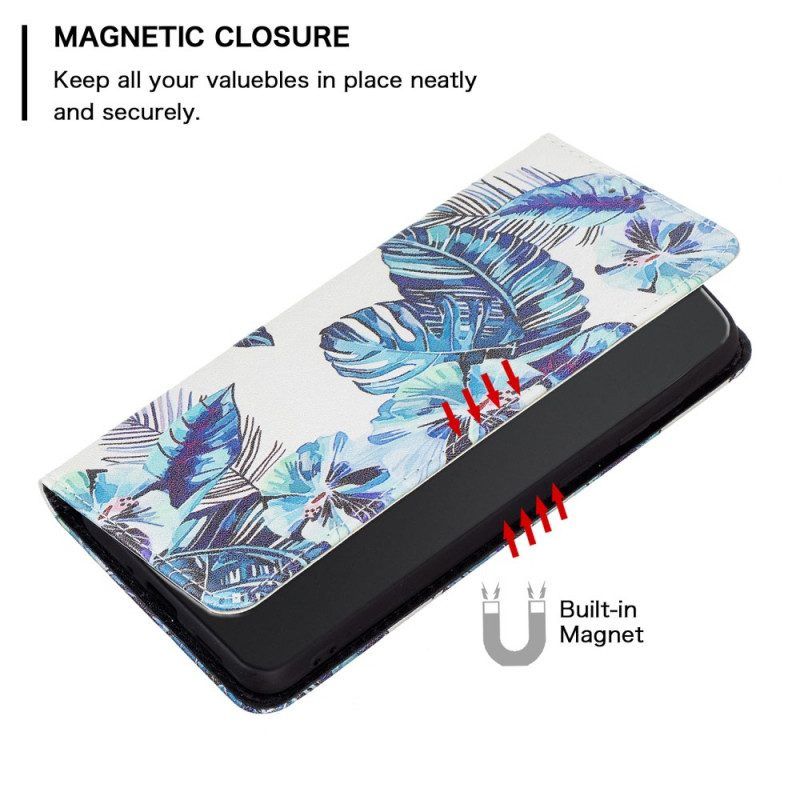 Bescherming Hoesje voor Xiaomi 12 / 12X Folio-hoesje Bladeren