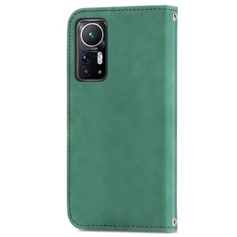 Bescherming Hoesje voor Xiaomi 12 / 12X Folio-hoesje Huidgevoel