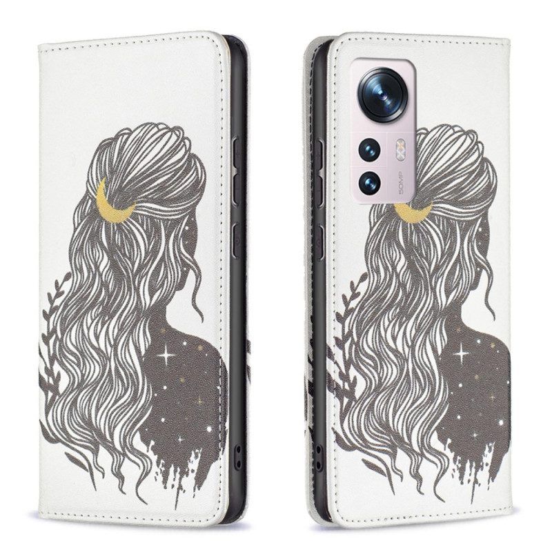 Bescherming Hoesje voor Xiaomi 12 / 12X Folio-hoesje Mooi Haar