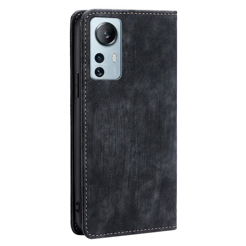 Bescherming Hoesje voor Xiaomi 12 Lite Folio-hoesje Retro Lederen Stijl