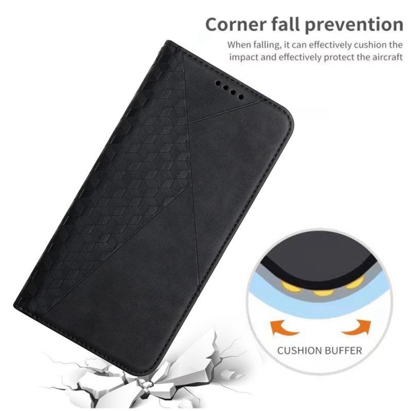 Bescherming Hoesje voor Xiaomi 12 Lite Folio-hoesje Stijl Leer 3d-patroon