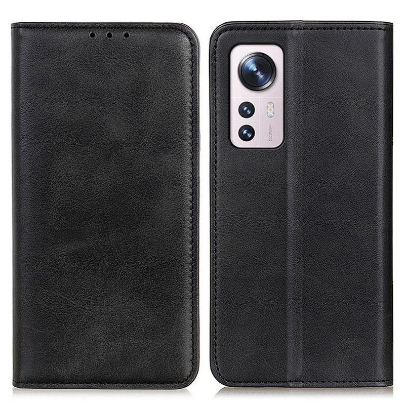 Bescherming Hoesje voor Xiaomi 12 Pro Folio-hoesje Elegantie Splitleer