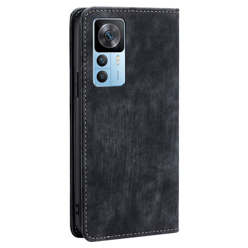 Bescherming Hoesje voor Xiaomi 12T / 12T Pro Folio-hoesje Vintage Lederen Stijl