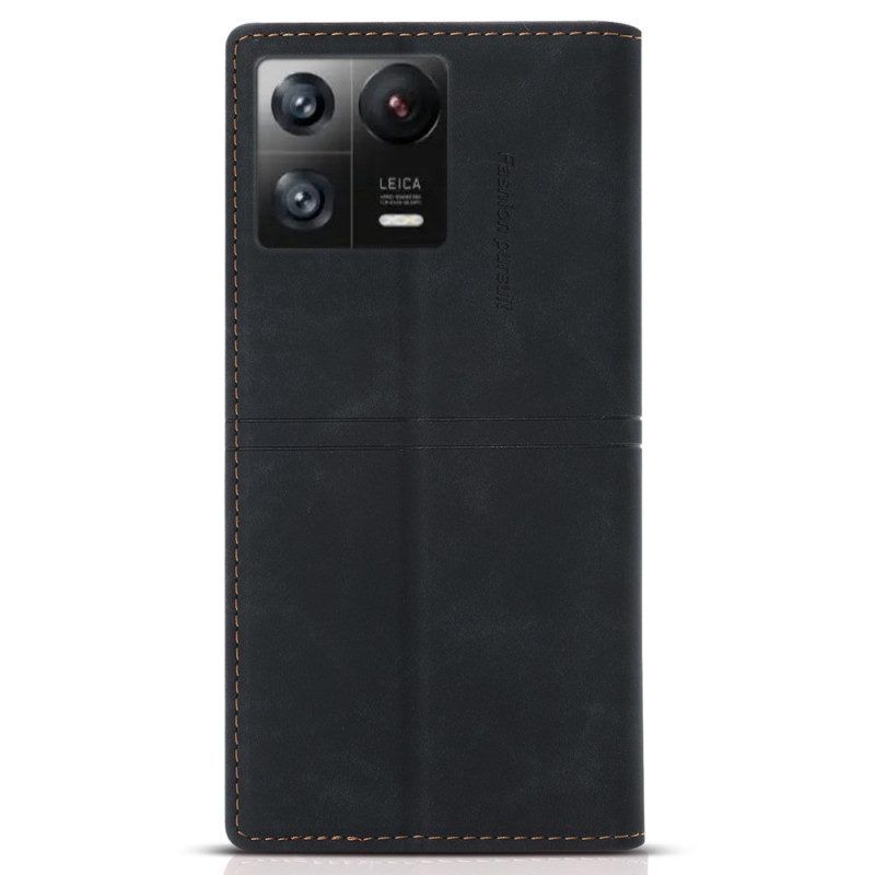 Bescherming Hoesje voor Xiaomi 13 Folio-hoesje Leren Styling