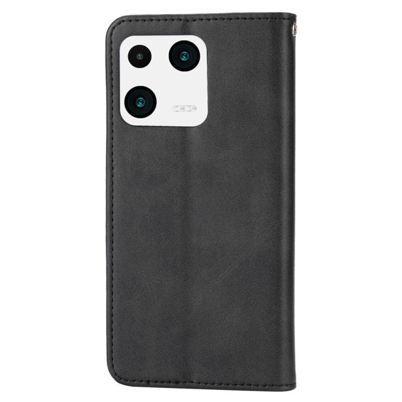 Bescherming Hoesje voor Xiaomi 13 Folio-hoesje Stijl Leer 3d-patroon