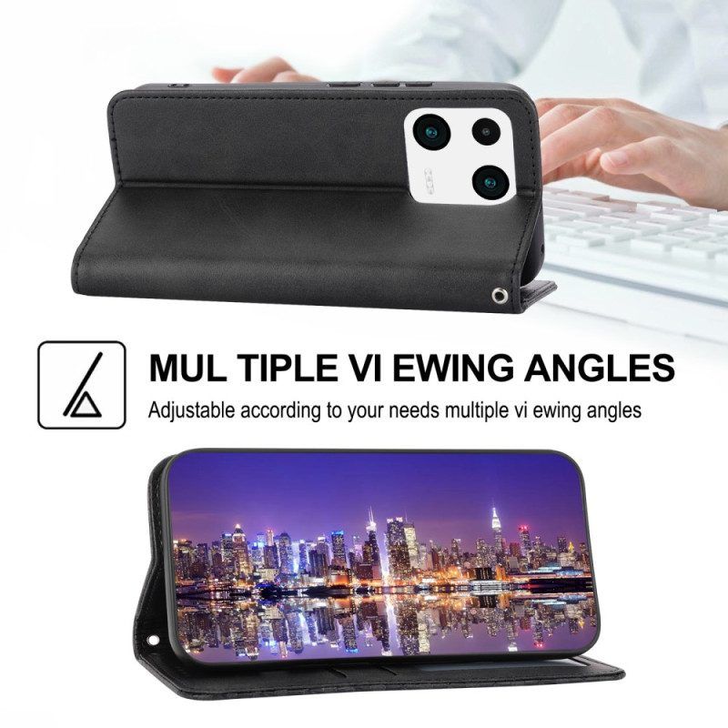 Bescherming Hoesje voor Xiaomi 13 Pro Folio-hoesje Stijl Leer 3d-patroon