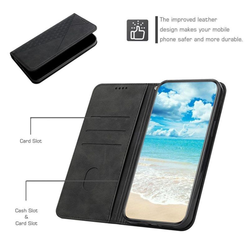 Bescherming Hoesje voor Xiaomi 13 Pro Folio-hoesje Stijl Leer 3d-patroon