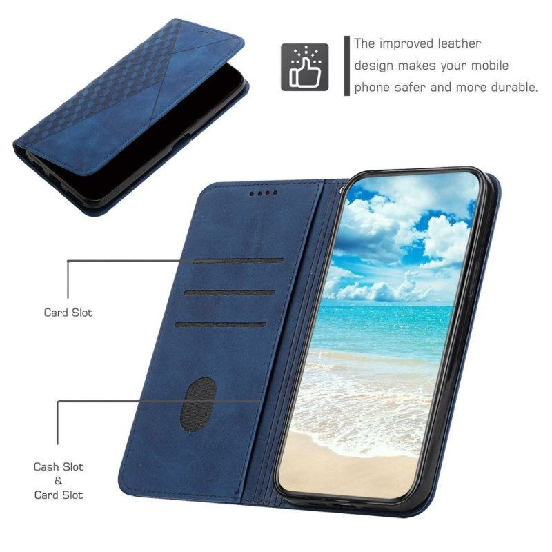 Bescherming Hoesje voor Xiaomi Redmi A1 Folio-hoesje Kubieke Stijl Skin-touch
