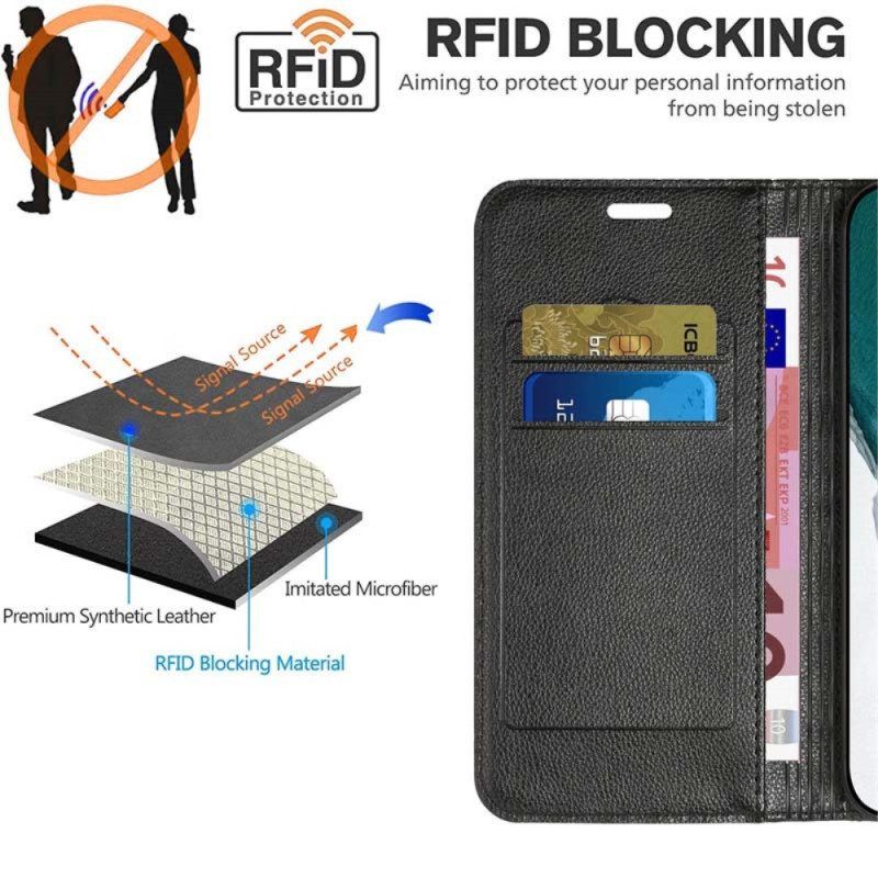 Bescherming Hoesje voor Xiaomi Redmi A1 Folio-hoesje Rfid-diamanten