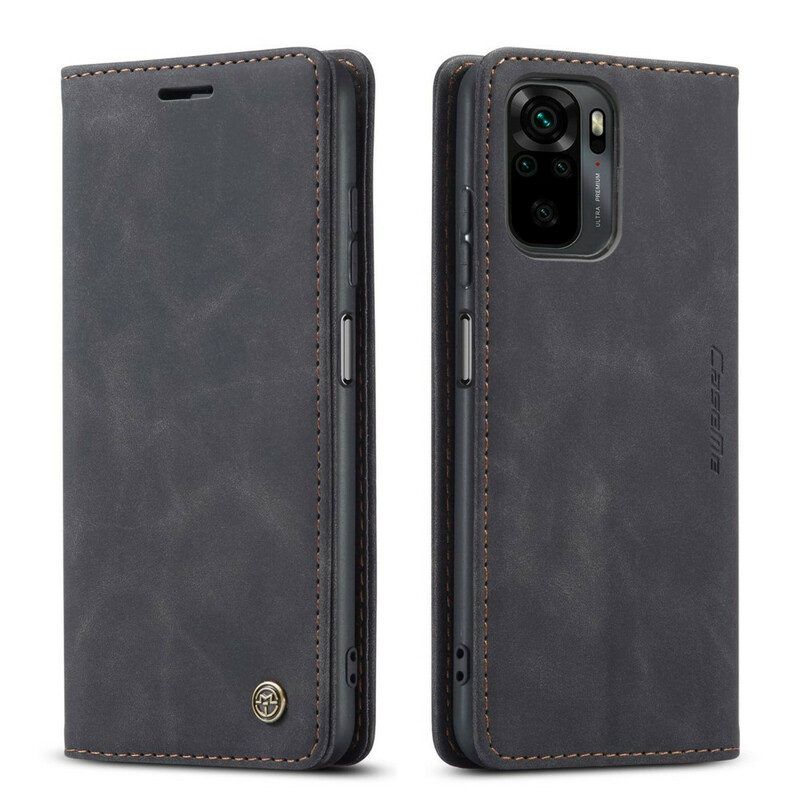 Bescherming Hoesje voor Xiaomi Redmi Note 10 / 10S Folio-hoesje Caseme Leereffect