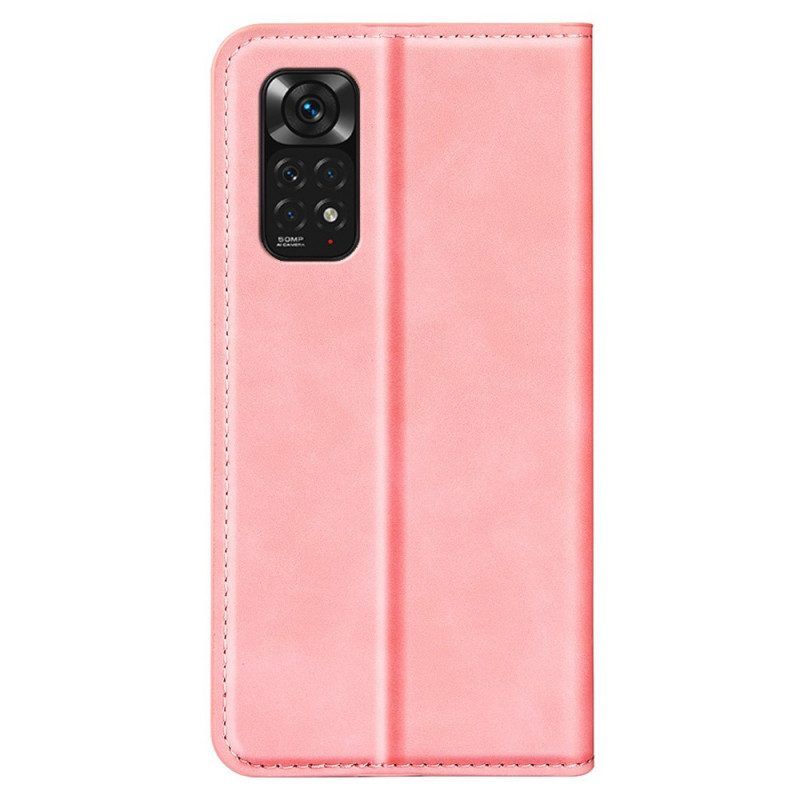 Bescherming Hoesje voor Xiaomi Redmi Note 11 / 11S Folio-hoesje Leer-effect